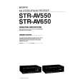 SONY STR-AV650 Owner's Manual cover photo
