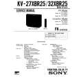 SONY KV-27XBR35 Owner's Manual cover photo