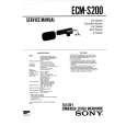 SONY ECMS200 Service Manual cover photo