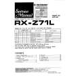 PIONEER RX-Z71 Service Manual cover photo