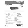 SONY CDPC100 Service Manual cover photo