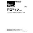 PIONEER PD75 Service Manual cover photo