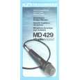 SENNHEISER MD 429 Owner's Manual cover photo