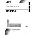 JVC HR-P41A Owner's Manual cover photo