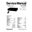 TECHNICS SA-R330 Service Manual cover photo