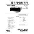 SONY XR7171 Service Manual cover photo