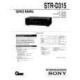 SONY STR-D315 Service Manual cover photo
