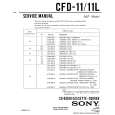 SONY CFD-11L Service Manual cover photo
