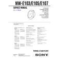 SONY NWE103 Service Manual cover photo