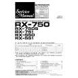 PIONEER RX-750S Service Manual cover photo
