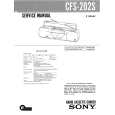 SONY CFS202S Service Manual cover photo