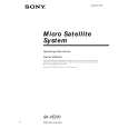 SONY SAVE230 Owner's Manual cover photo