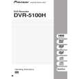 PIONEER DVR-5100H Owner's Manual cover photo