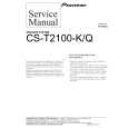 PIONEER CS-T2100-K Service Manual cover photo