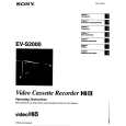 SONY EV-S2000 Owner's Manual cover photo