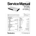 TECHNICS STZ25L/K Service Manual cover photo