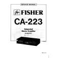 FISHER CA223 Service Manual cover photo