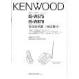 KENWOOD IS-W878 Owner's Manual cover photo