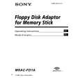 SONY MSAC-FD1A Owner's Manual cover photo
