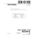 SONY SEN611CD Service Manual cover photo