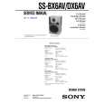 SONY SSBX6AV Service Manual cover photo