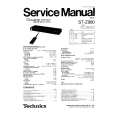 TECHNICS STZ980 Service Manual cover photo