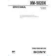 SONY XM5020X Service Manual cover photo