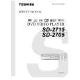 TOSHIBA SD2705 Service Manual cover photo