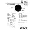 SONY XS-1013 Service Manual cover photo