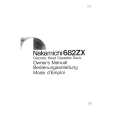 NAKAMICHI 682ZX Owner's Manual cover photo
