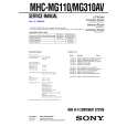 SONY MHCMG110 Service Manual cover photo