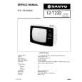 SANYO 12T232 Service Manual cover photo
