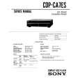 SONY CDP-CA7ES Service Manual cover photo
