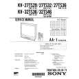 SONY KV2970M Service Manual cover photo