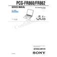 SONY PCGFR860 Service Manual cover photo