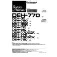 PIONEER DEH710 Service Manual cover photo
