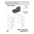 SONY CCDF340E Service Manual cover photo