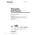 SONY D-NE900 Owner's Manual cover photo