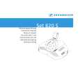SENNHEISER SET820S Owner's Manual cover photo