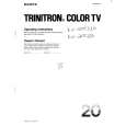 SONY KV-20TS10 Owner's Manual cover photo