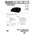 SONY D600/A Service Manual cover photo