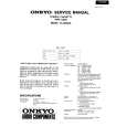 ONKYO TARW909 Service Manual cover photo