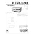SONY TC-H6700 Service Manual cover photo