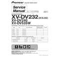 PIONEER XV-DV232/WVXJ Service Manual cover photo