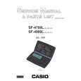 CASIO SF4700L Service Manual cover photo