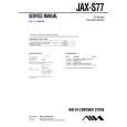 SONY JAXS77 Service Manual cover photo