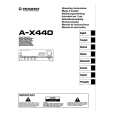 PIONEER A-X440 Owner's Manual cover photo