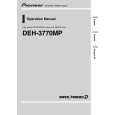 PIONEER DEH-3770MP/XR/CS Owner's Manual cover photo