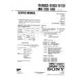 SONY FHB66CD Service Manual cover photo