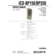 SONY ICDBP150 Service Manual cover photo